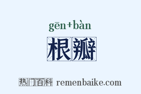 根瓣是什么意思的图片
